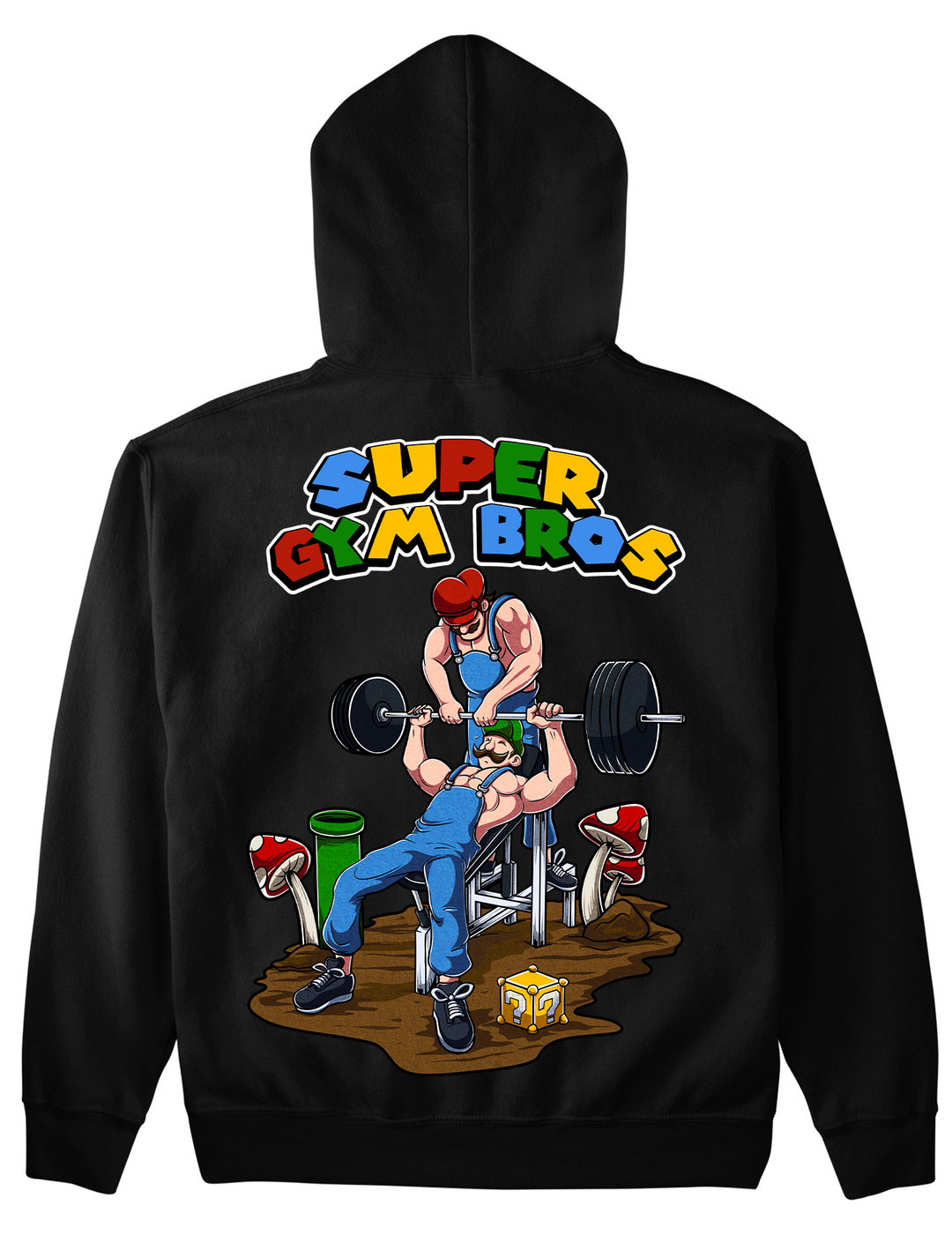 Super Gym Bros (Backprint) Hoodie