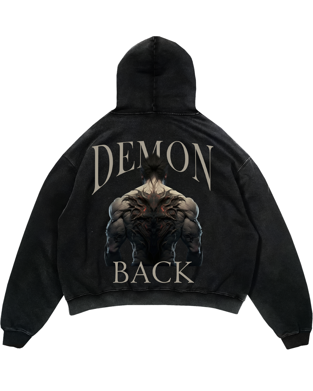 Demon Back Oversized Hoodie