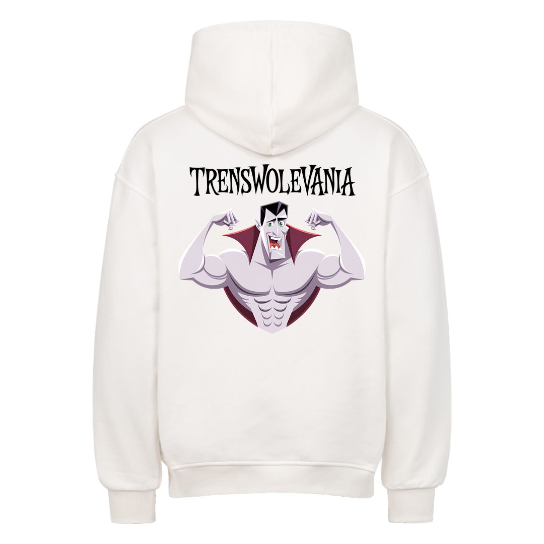 Trenswolevania(V2) Sudadera con capucha extragrande (espalda estampada)