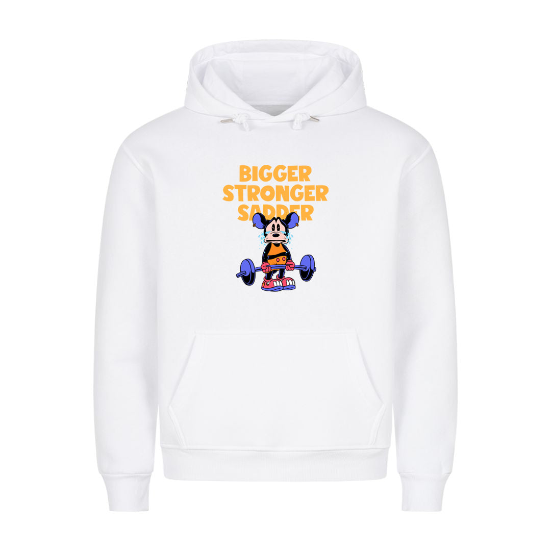 Grotere, sterkere, droevigere hoodie