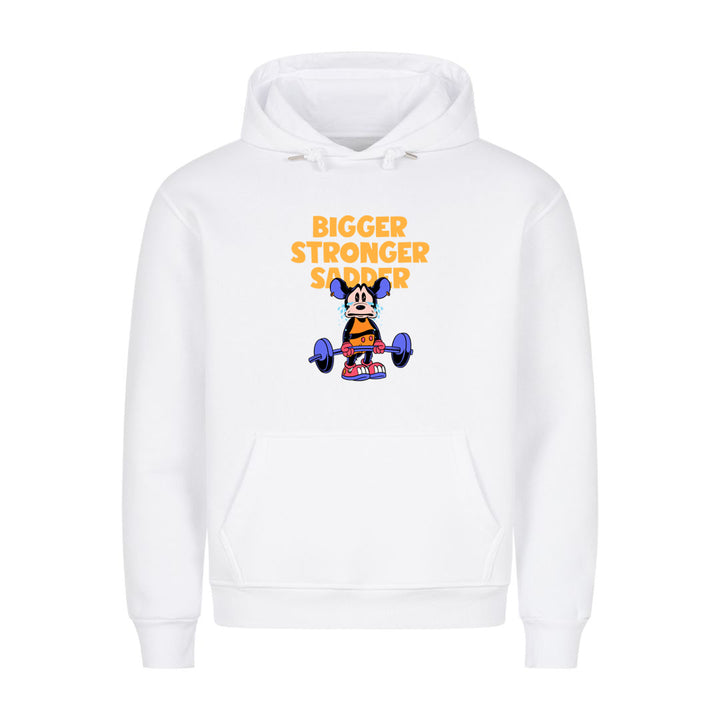 Grotere, sterkere, droevigere hoodie