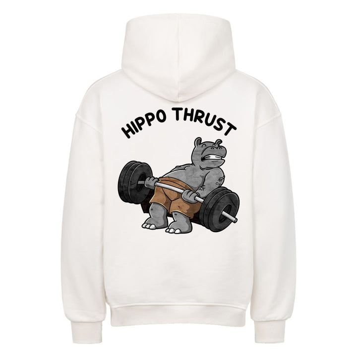 Hippo Thrust (Backprint) Oversized Hoodie