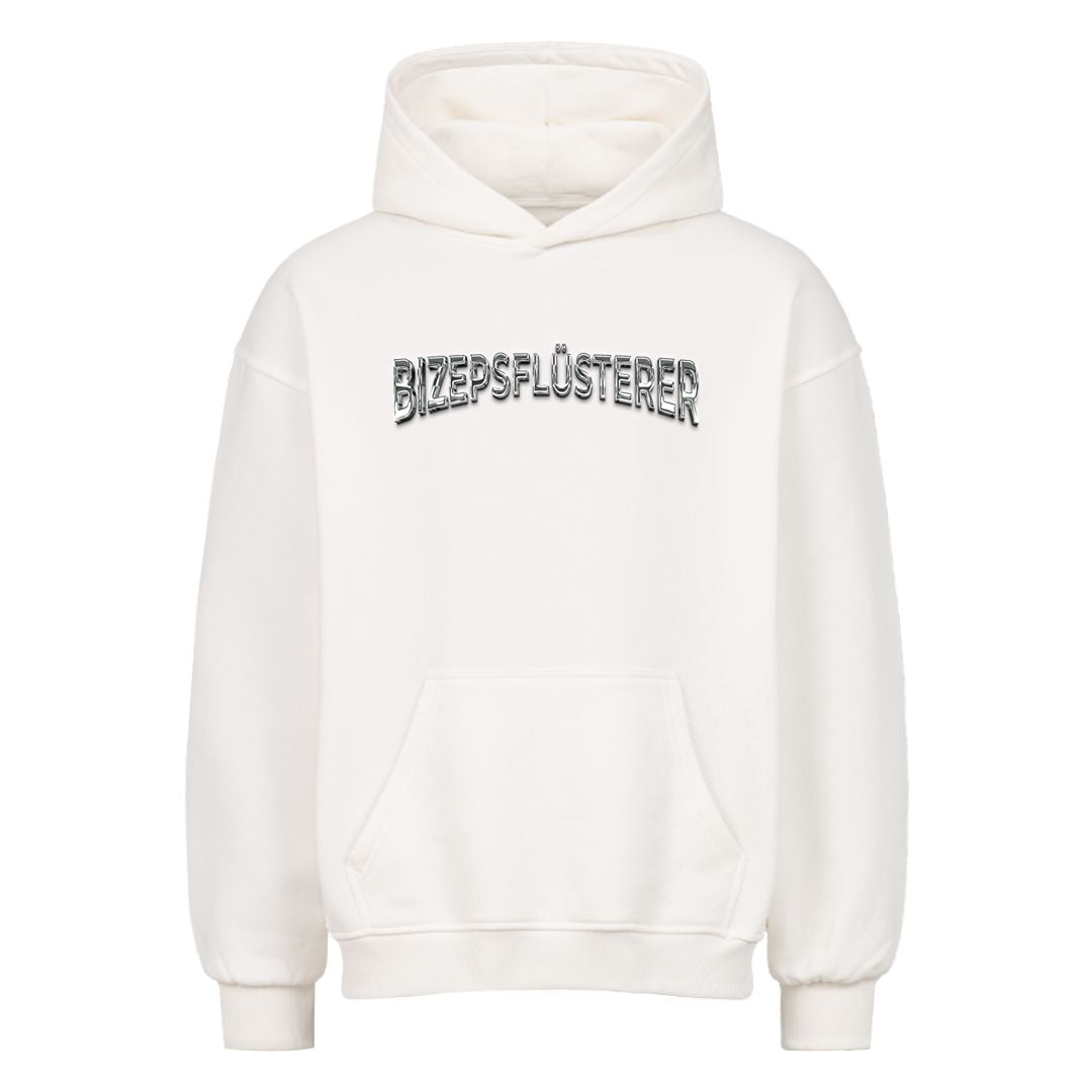 Bizepsflüsterer (Frontprint) Oversize Hoodie