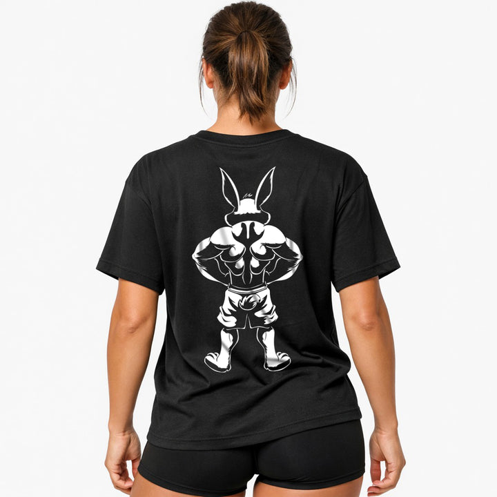 Bunny Flex B&W (Backprint) Oversized Shirt