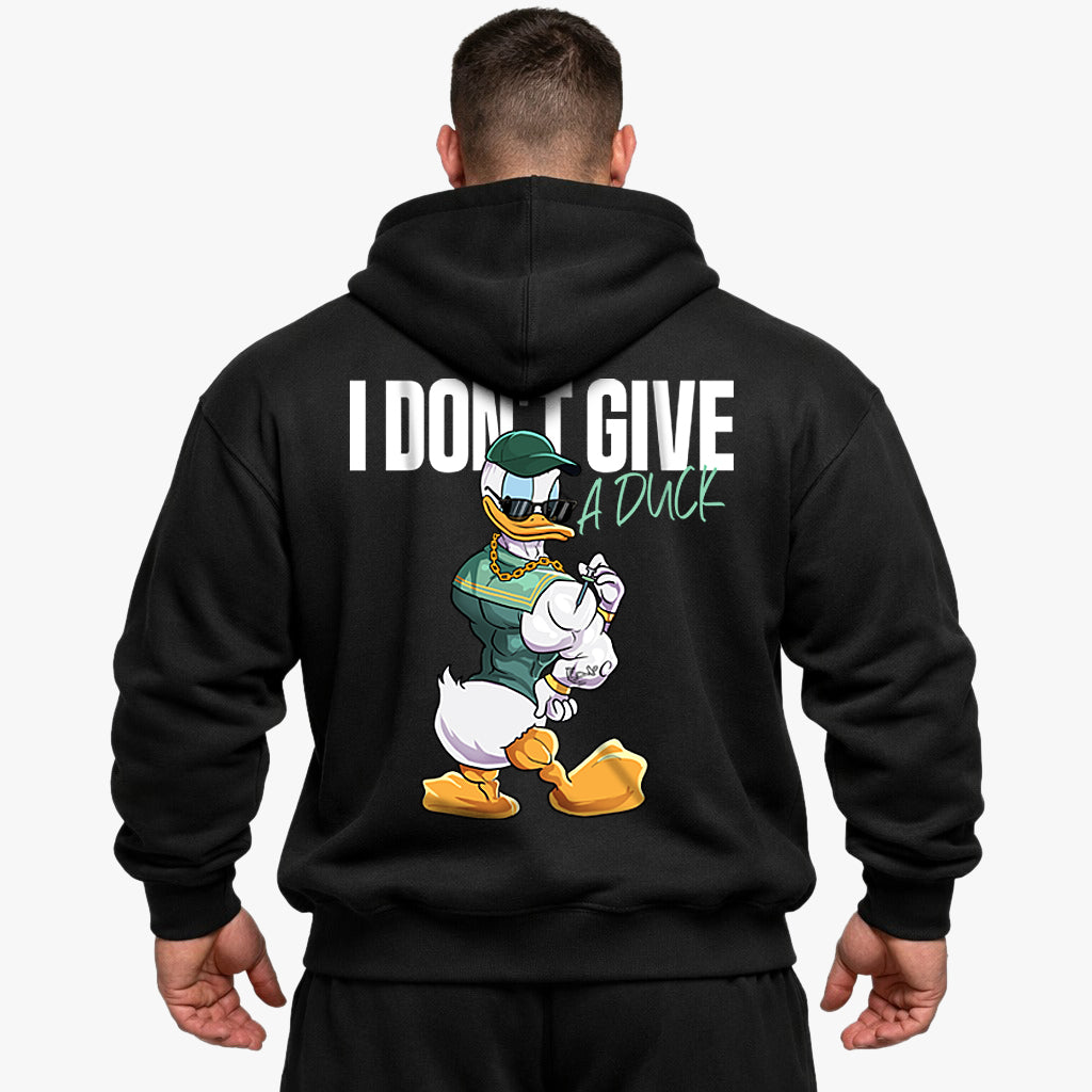 I Don't give a duck Oversized (Backprint) Hoodie