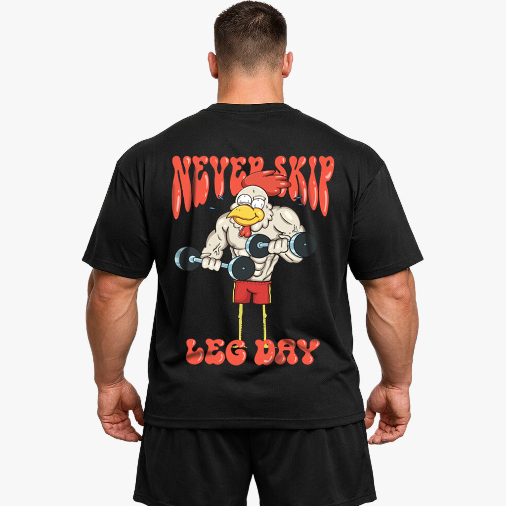 Leg Day (Backprint) Oversized Shirt