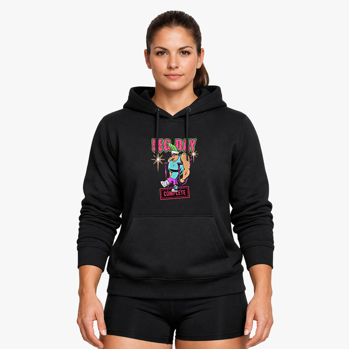 Sudadera completa con capucha Leg Day