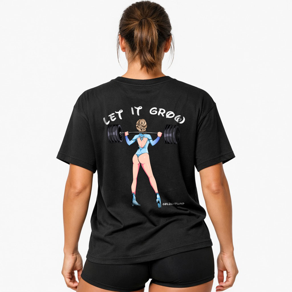 Let it grow (Backprint) Oversized Shirt