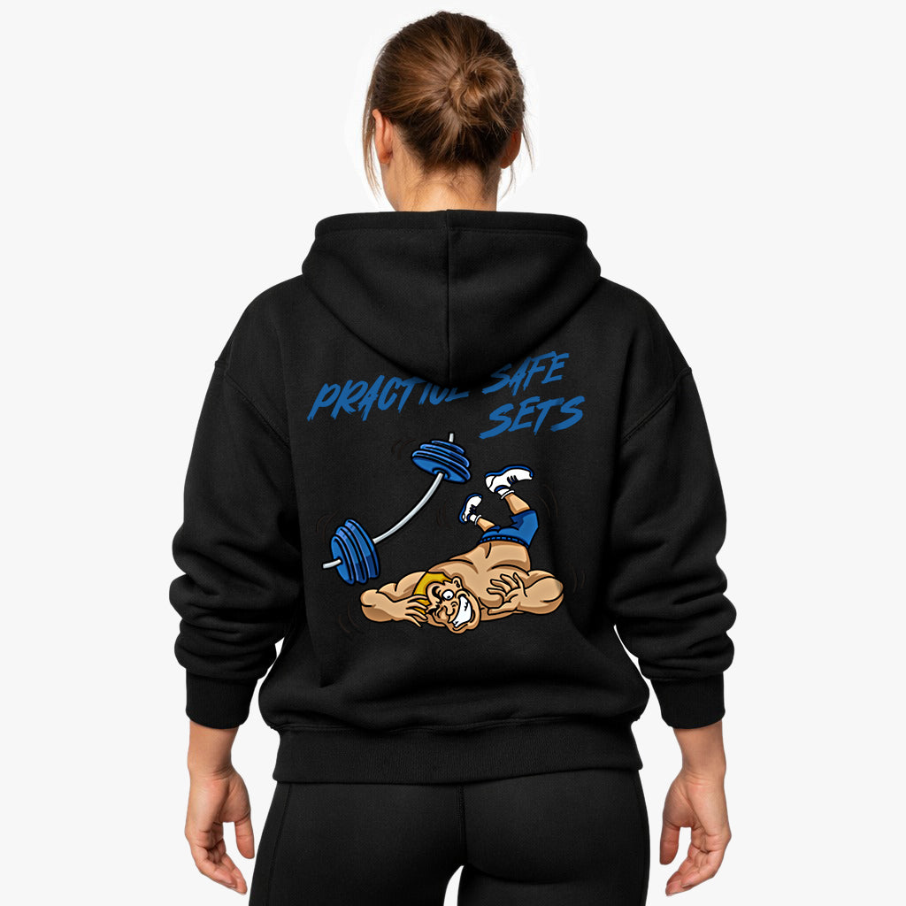 Practice safe sets Oversized Hoodie