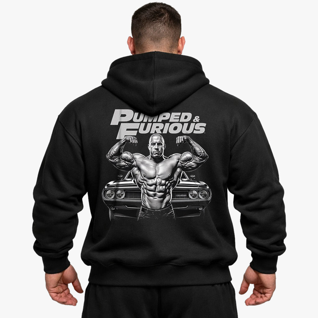 Pumped & Furious Oversized (Backprint) Hoodie