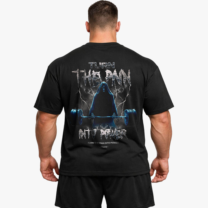Turn the pain (backprint) Oversized Shirt
