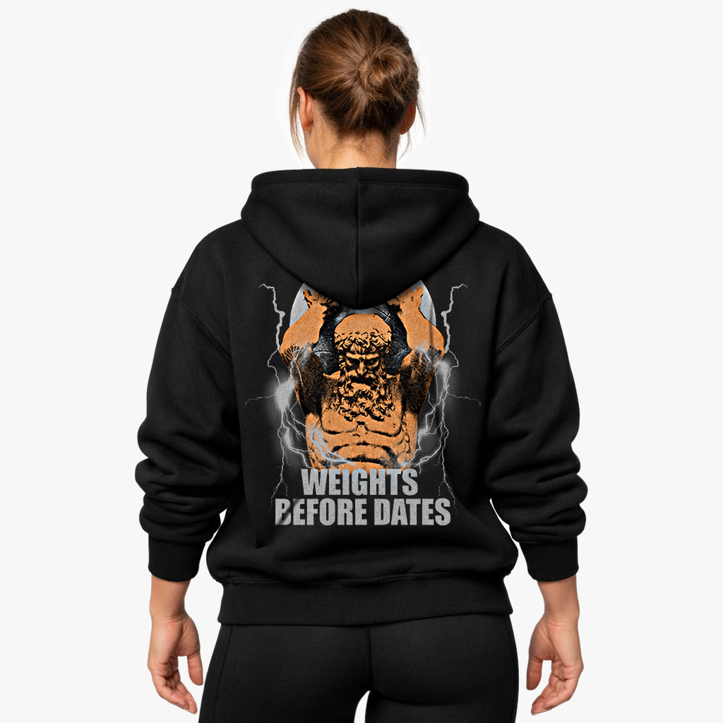 Weights before dates  Oversized Hoodie